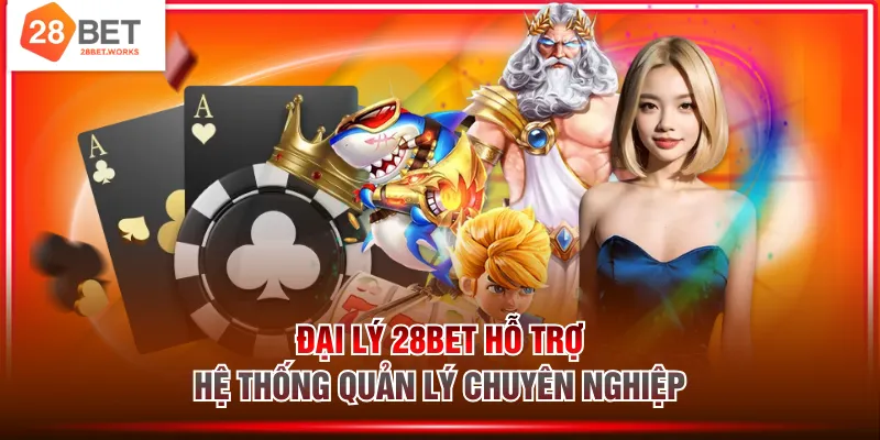 Đại lý 28BET hỗ trợ hệ thống quản lý chuyên nghiệp