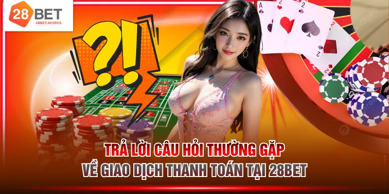 Trả lời câu hỏi thường gặp về giao dịch thanh toán tại 28BET